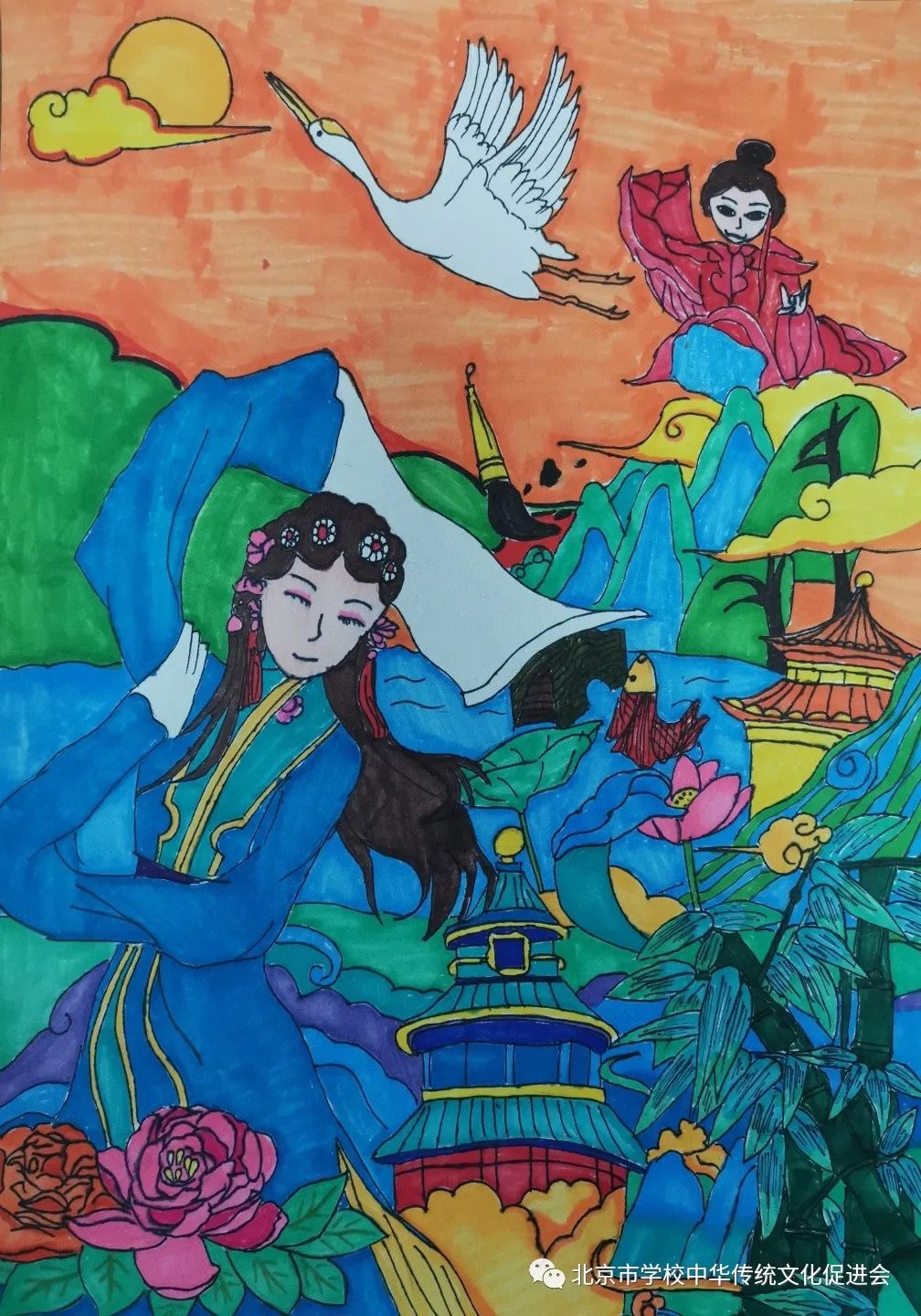 “形神兼备展国粹 戏曲传承竞芳华”戏曲人物绘画作品-第5张